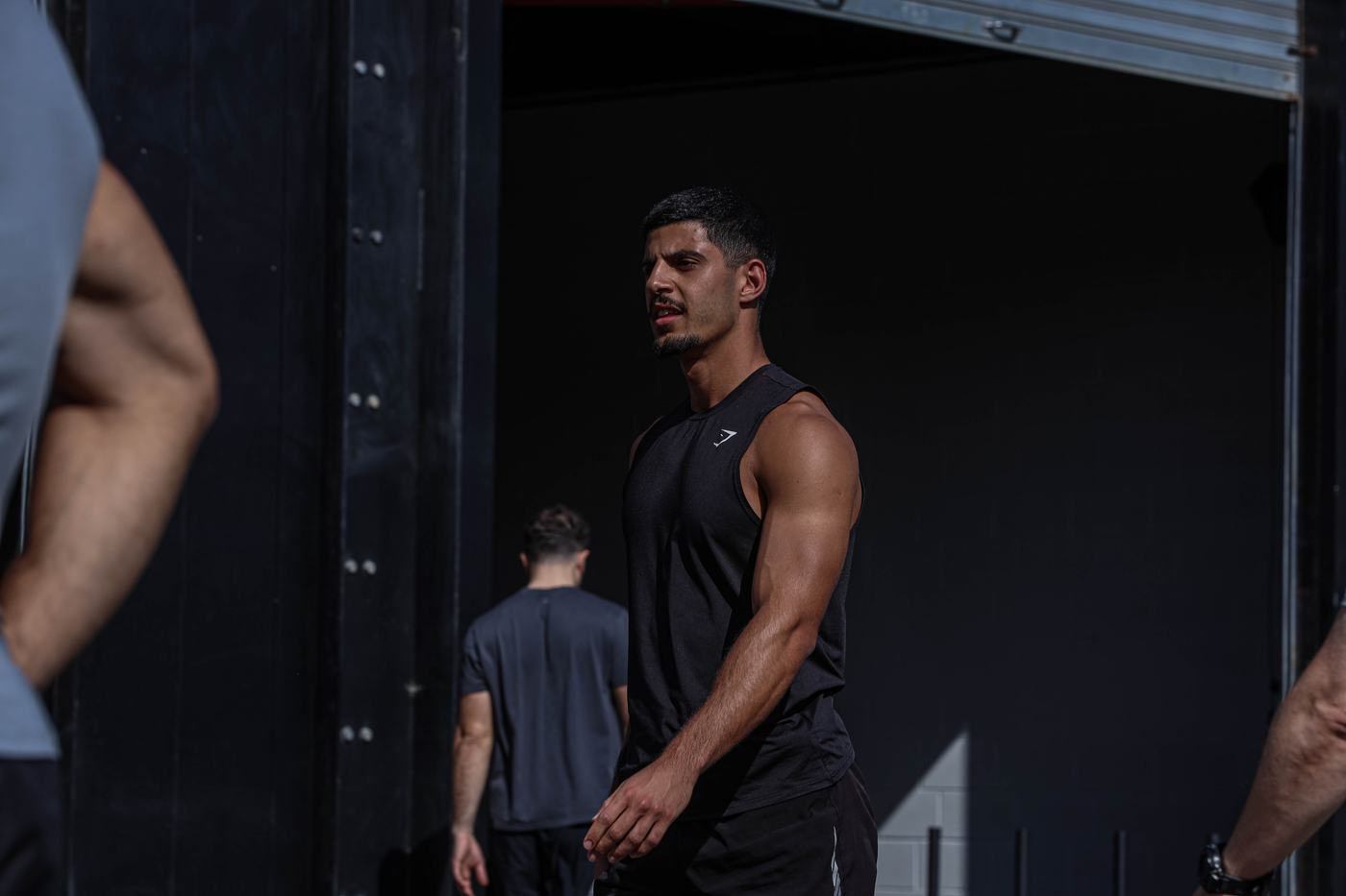 Daher training at the gym