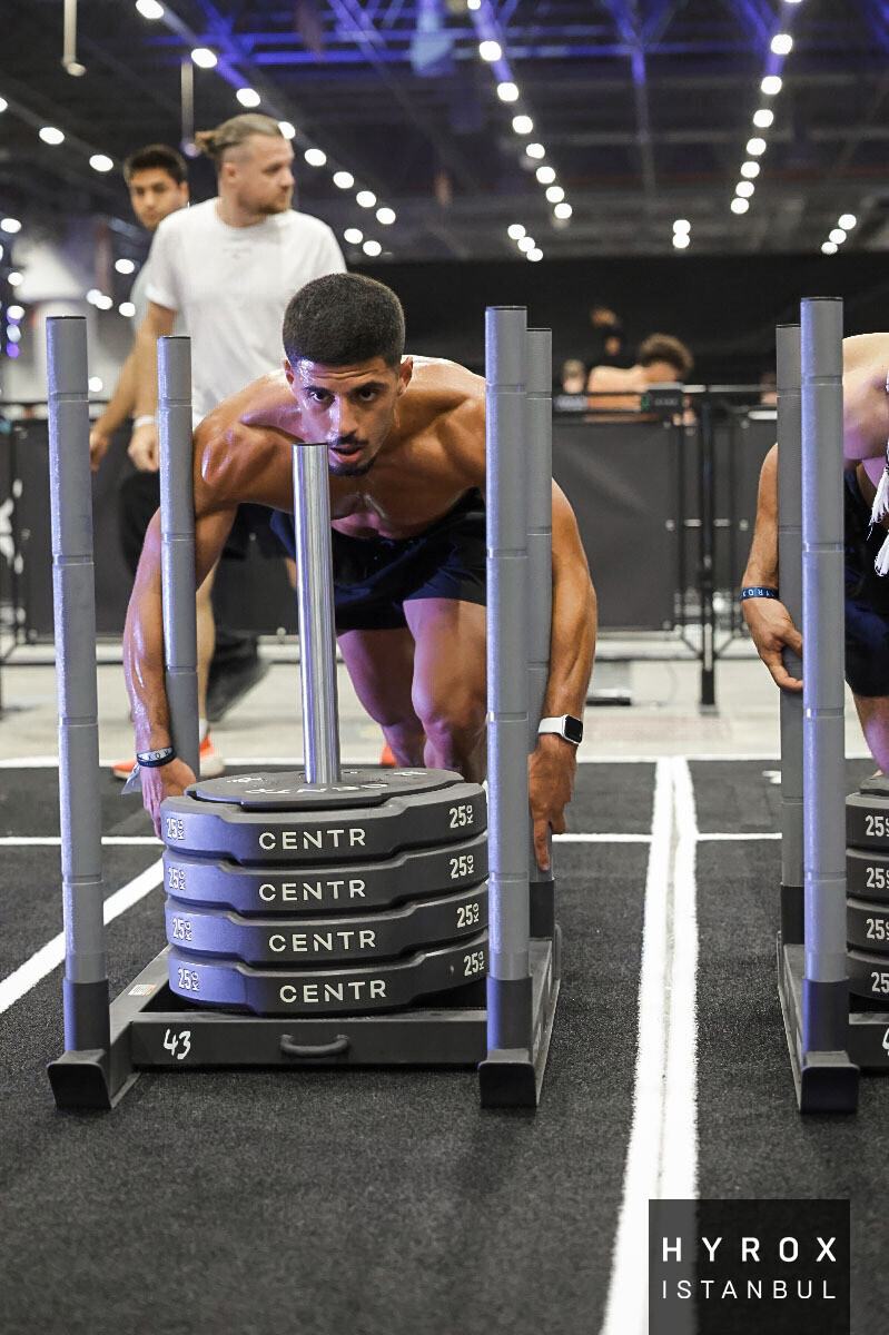 Pushing sled