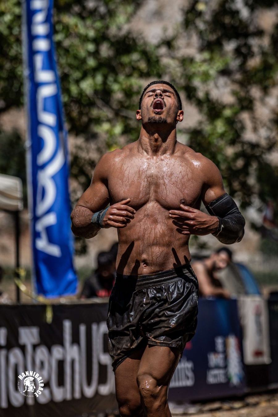 Finishing an obstacle race